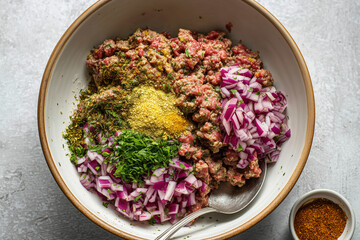 dried flowers in a bowl of water