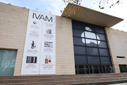 The Institut Valencia d'Art Modern building in Valencia city