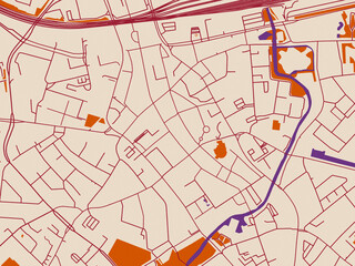 Street Network Map Eindhoven Centrum