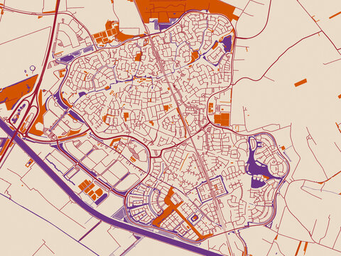 Houten, Netherlands &ndash; street map