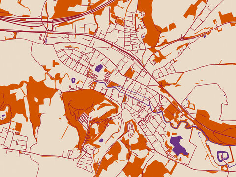 City map background &mdash; Valkenburg, Netherlands