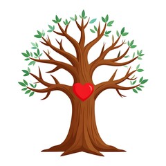 Family Tree of Love - A Symbol of Connection and Growth.