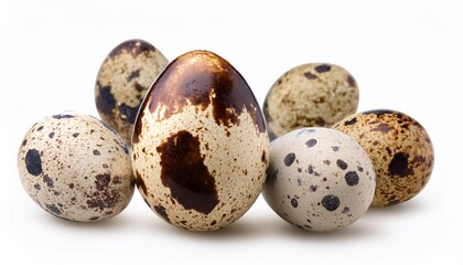 Quail Egg Isolated On White Background