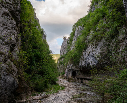 Canyon of the Jerma river near the village Vlasi in Pirot region, eastern Serbia