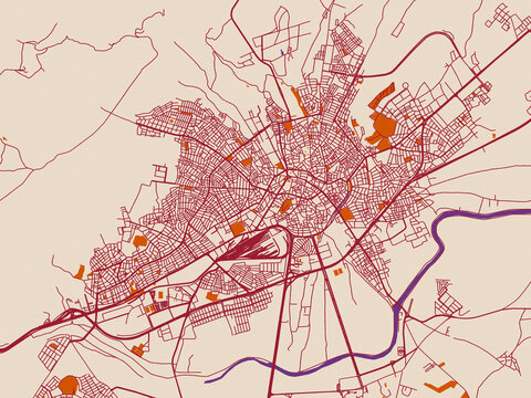 Sivas &ndash; street map, T&uuml;rkiye