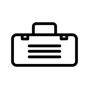 Briefcase outline icon