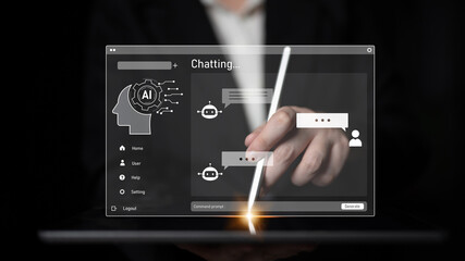 AI image generator interface enables image, AI, and generator process by converting user prompt into visual content using intelligent algorithms Latch