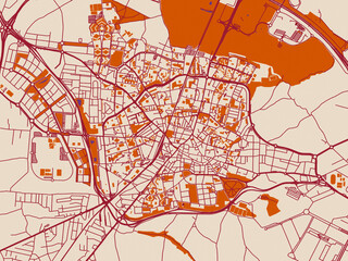 Fuenlabrada, Spain &ndash; street map