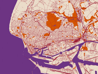 Minimal Street Plan Havre France