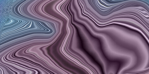 Obraz premium Abstract fluid swirls in purple and blue