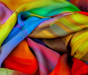 colorful fabric texture