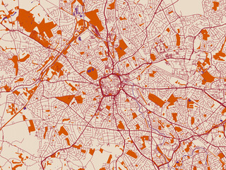 City Map Background  Wolverhampton