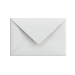 White Envelope With Closed Flap And Shadow Keywords: envelope, white, paper, mail, letter isolated on a transparent background