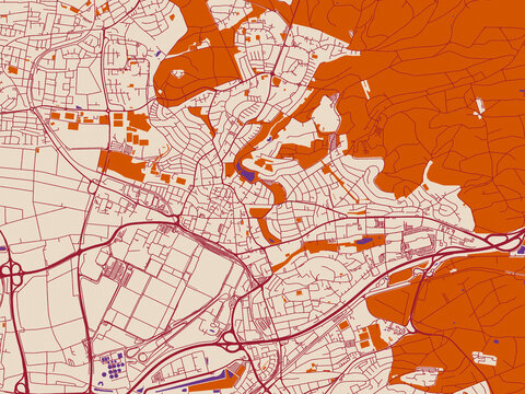 City map of Sindelfingen, Germany