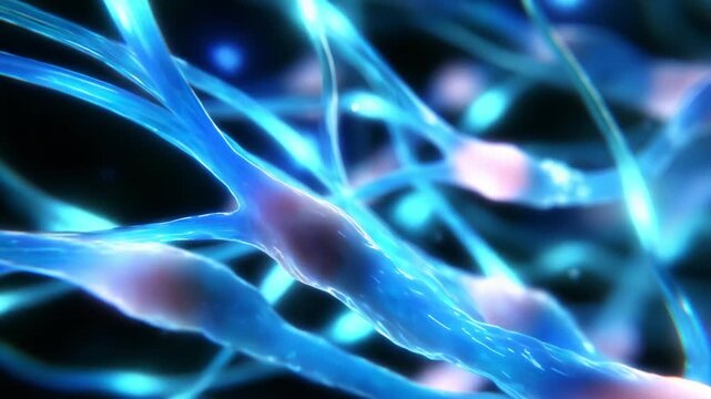 A Close-Up Exploration of Bioluminescent Neural Networks, Showcasing Their Complex Interconnectivity and Intricate Structures, Highlighting the Beauty and Functionality of Neurons in a Stunning Visual