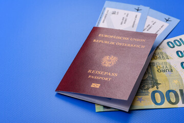 Austria passport, visa for international travel and vacation. Austrian passport