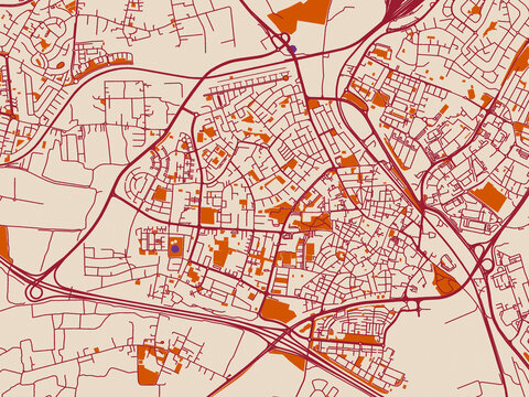 City map background &mdash; Ramla, Israel