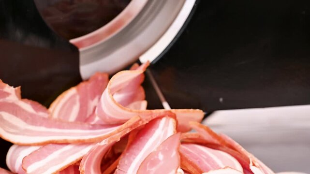 video of a ham slicer