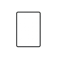 Fototapeta premium Blank playing card isolated on transparent background