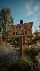 Obraz premium Wooden Sign with 