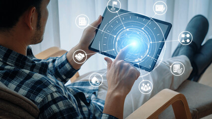 Concept of task management optimizes business efficiency. This system streamlines workflows, enhancing task management for project success and organizational productivity. Gist