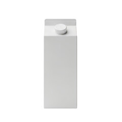 Modern white ceramic candle holder isolated on transparent background