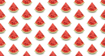 Watermelon pattern background 