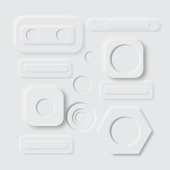 neu morphism White Shapes Design
