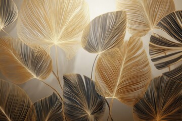 Decorative leaf patterns