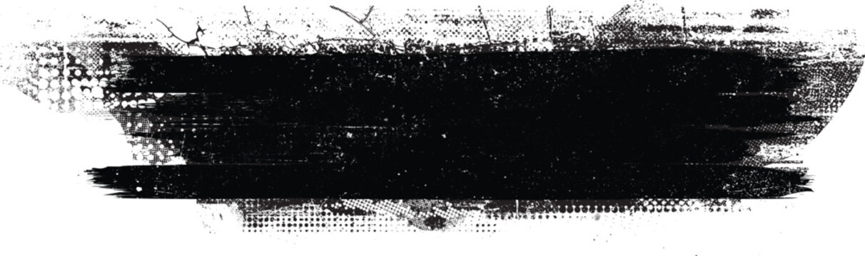 Splatter Paint Texture . Distress Grunge background . Scratch, Grain, Noise rectangle stamp . Black Spray Blot of Ink.Place illustration Over any Object to Create Grungy Effect .abstract vector.
