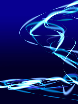 Modern soft abstract background on gardient background with flash flame wave curves