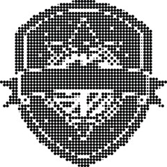 Simple Face Portrait Design