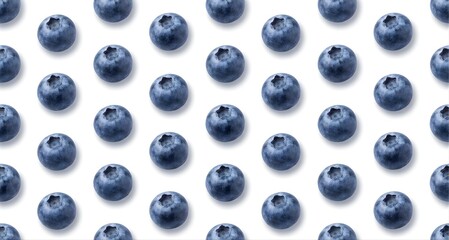 blueberries seamless pattern background 