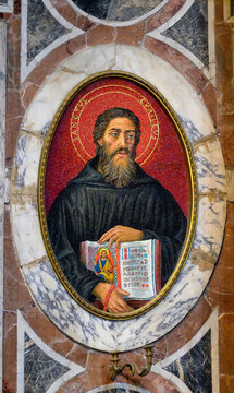 Saint Cyril. A mosaic in St Peter's Basilica, Rome, Italy.