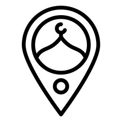 mosque location icon