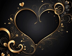 Romantic hearts background for Valentine&rsquo;s Day