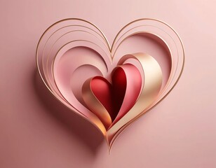 Romantic hearts background for Valentine&rsquo;s Day