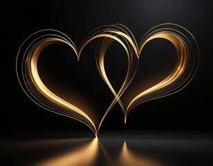 Romantic hearts background for Valentine&rsquo;s Day