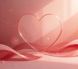 Romantic hearts background for Valentine&rsquo;s Day