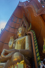 big golden buddha in thailand