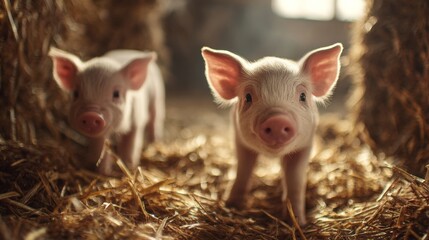 babies locked in a pen