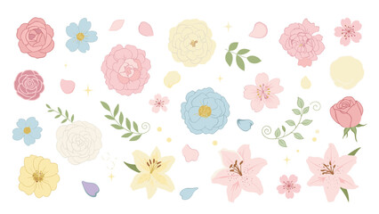 Colorful floral arrangement with various flowers