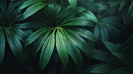 beautiful green leaves of some plants