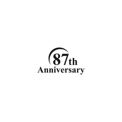 Obraz premium anniversary logo design, commemorative design, gold, elegant, decoration, happy, element, business, celebrating, vector, greeting, template, birthday, congratulation, symbol, year