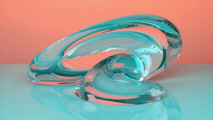 Abstract sensory object with soft translucent texture and subtle light diffusion, evoking touch, calm and luxury. Timeless visual concept for beauty, wellness, fashion and future design.
