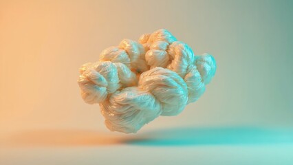 Abstract sensory object with soft translucent texture and subtle light diffusion, evoking touch, calm and luxury. Timeless visual concept for beauty, wellness, fashion and future design.
