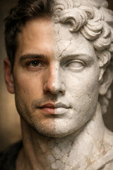 Obraz premium statue of a man