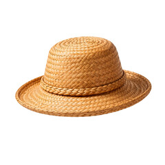 Straw Sun Hat Isolated