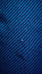 Close-up, textured blue denim Woven threads, indigo dye , blue jeans, indigo
