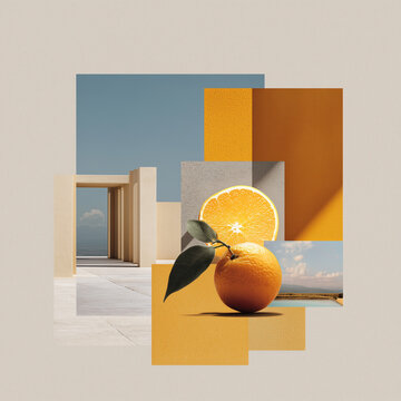 Collage, Grunge moodboard, Composition design